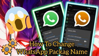 HOW TO CHANGE WHATSAPP PACKAGE NAME😱2024⚙️ hacker whatsapp modz editing apkedito [upl. by Marcos]