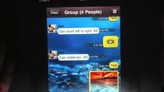 KaKaoTalk  Social IM iPhone App Review [upl. by Pachston]