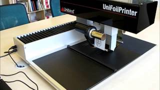 UniFoilPrinter pro digitální zlacení diplomek [upl. by Marj]