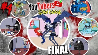 ESTE ES EL FINAL SALVEMOS A LOS YOUTUBERS  Ep4  YOUTUBERS SAW GAME 2 [upl. by Lindbom471]