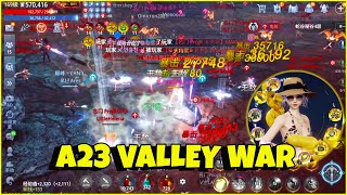 FF VS HOF AT A23 VALLEY WAR  570K PS BROLONGS POV  MIR4 [upl. by Gahl]