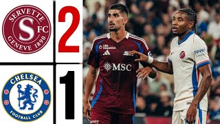 chelsea vs servette fc 12  HIGHLIGHTS Chelsea qualified To uefa Conference League 2425 [upl. by Nohsar777]