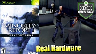 Minority Report Everybody Runs — Xbox OG Gameplay HD — Real Hardware Component [upl. by Ssitruc579]