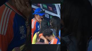 Rohit Sharma and Ritika Sajdeh got emotional after winning T20 World Cup INDvSA RohitSharma [upl. by Sievert]