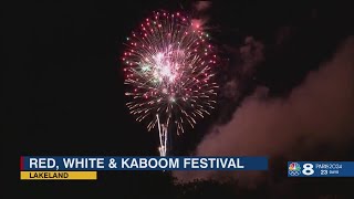 Lakeland celebrates Independence Day with Red White amp Kaboom festival [upl. by Munafo]