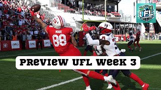 UFL Insights Week 2 Ratings Hit amp Top Player Rankings Plus Week 3 Lookahead Ep 16 [upl. by Auqinot]