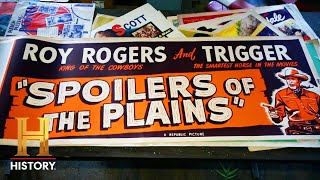 American Pickers quotKing of Salvagequot Sells Old Western Posters Season 24 [upl. by Acinomahs]