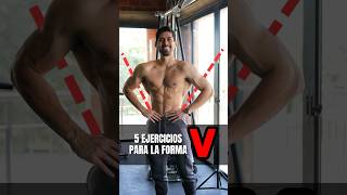 5 ejercicios para la forma de V 💪🏼😁 [upl. by Vedetta]