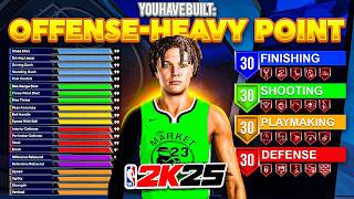 OFFENSEHEAVY POINT BUILD is BACK on NBA 2K25 NEW quotDEMIGOD PGquot is the BEST BUILD in the GAME [upl. by Melesa384]