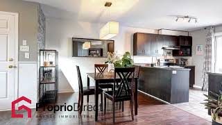 Appartement Mascouche 299 999  À vendre par Proprio Direct [upl. by Wappes]