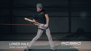 Baseball Hitting Drills with Rockies Coach Blake Doyle  Lock Hip [upl. by Haik]