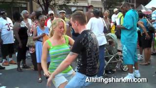 Who Said White People Cant Dance  Harlem Week 2009 [upl. by Tanaka327]