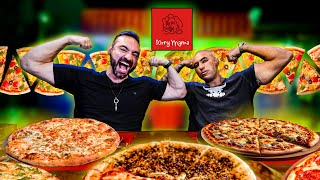 Quem come mais PIZZA Corbucci VS Johny Paul 🍕 [upl. by Naerb]