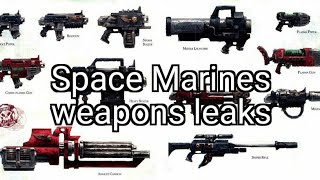 Space Marines weapons leaks  Primaris and First Born [upl. by Grannias229]