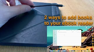 How to transfer ebooks to a Kobo Libra H2O ereader ebook reader [upl. by Aihsyt207]