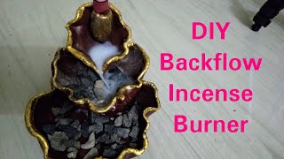 DIY Backflow Incense Burner  Festive season diy [upl. by Sumahs320]