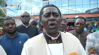 Archbishop Nkea blesses New St Blaise Hospital Bamenda [upl. by Carlile]