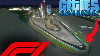 F1 track in Cities Skylines [upl. by Bowlds]