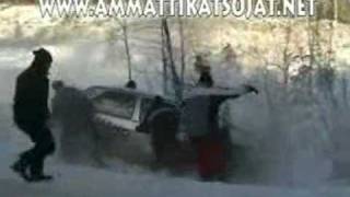 Rally crash compilation special snow rally [upl. by Ensign587]