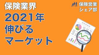 【保険営業 保険業界】2021年伸びるマーケット [upl. by Heyman]