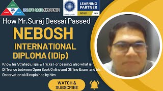 NEBOSH International Diploma Success Story  Tips for Passing NEBOSH IDip on First Attempt [upl. by Jedthus608]