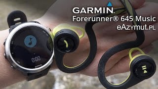 Jak odtwarzać muzykę w Garmin Forerunner 645 Music [upl. by Balas9]