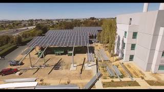 Baja Carport Timelapse Video Installation at California Dept of Public Health Richmond CA [upl. by Branham]