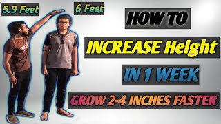 How to Get Taller in One Week  How to Gain Height in One Week [upl. by Travus398]