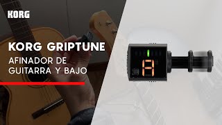 Afinador de guitarra y bajo KORG GRIPTUNE [upl. by Lantha]