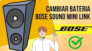 CAMBIAR RÁPIDAMENTE bateria BOSE SOUND LINK MINI parlante bluetooth [upl. by Leumek]