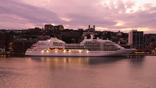 Cruise Ship Seabourn Quest  St Johns Newfoundland and Labrador 2024 [upl. by Bollen713]