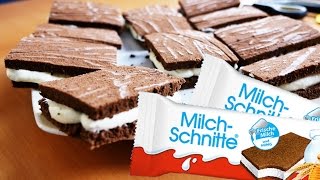 MILCHSCHNITTE selber machen  Schnell selbstgemachte MILCH SCHNITTE KK mit MaMo DIY Rezept 2016 [upl. by Eocsor]