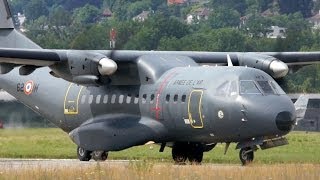 CASA CN235 Armée de lAir Take Off at Bern Airport [upl. by Keel]