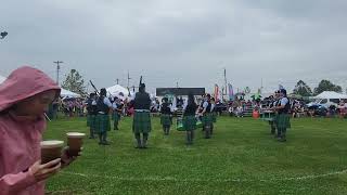 Capital District Scottish Games 2024  Bergen Irish Pipe Band [upl. by Nerual]