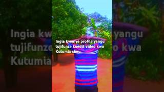 Ingia kwenye profile yangu tujifunze elimu za kuedit technology vingine vingi  comedy Subscribe [upl. by Billmyre411]