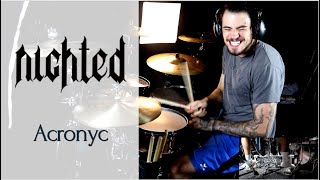 Nighted  Acronyc  drum playthrough [upl. by Enohpesrep]