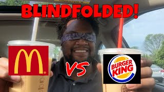 McDonalds vs Burger King Taste Test  Blindfold Edition [upl. by Fanestil868]