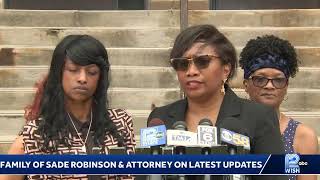 Latest updates shared by Sade Robinsons family and attorney on the status of the investigation [upl. by Eiryt]