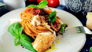 How To Make Easy Pasta  Tomato amp Balsamic Spaghetti [upl. by Kcirb731]