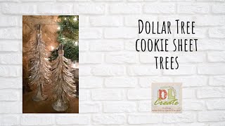 Dollar Tree cookie sheet trees [upl. by Marabelle614]