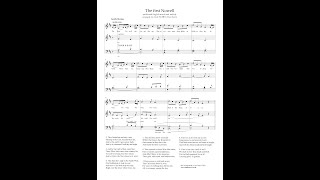 The first Nowell  SATB choir harmony [upl. by Blakelee]