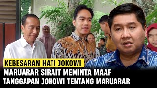 Kebesaran Hati Jokowi Menyikapi Prilaku Maruarar Kepada Gibran Sangat Menyentuh [upl. by Nawotna]