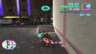 GTA Vice City  PCJ Playground in 44 seconds [upl. by Olodort839]