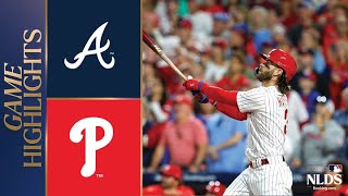 Braves vs Phillies NLDS Game 3 Highlights 101123  MLB Highlights [upl. by Eveneg]