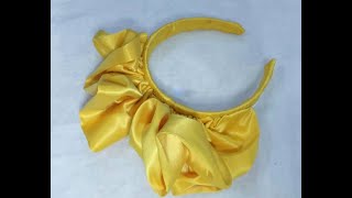 Handmade Ruffle Headband [upl. by Ross]