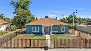 HERMOSA CASA DE VENTA😍 3 recámaras y 1 baño con una entrada para sus coches en Fresno CA [upl. by Lorianna]