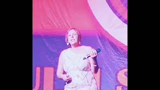 Lynsey Glen singing Ibroxonia at Blackpool ice arena ❄ [upl. by Tdnerb944]