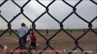 Elsberry Lady Indians v Orchard Farm Lady Eagles Varsity Softball [upl. by Intihw]