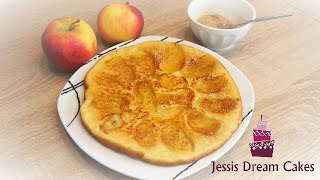 Leckere Apfelpfannkuchen mit Zimtzucker  schnelles und einfaches Rezept [upl. by Esau]