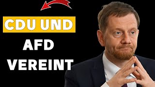 Sachsens Brandmauer bröckelt Kretschmer und Weidel unterstützen CDU und AfD [upl. by Enamrahs]